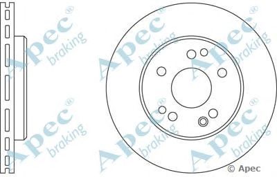 APEC BRAKING dsk571 -  Тормозной диск